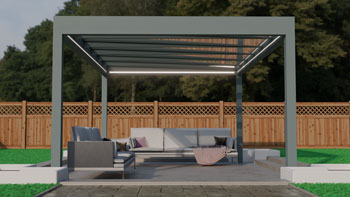 (obrázek pro) Zastřešení terasy PINELA GLASS 300x350 cm